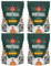Delta Portugal Café torréfié moulu | 220g x 4