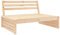 Kangmusi Garten-Mittelsofa 120x80 cm Massivholz Kiefer, kangmusi825744