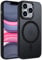 ORDA für iPhone 11 Pro Hülle 5.8 Zoll Kompatibel mit MagSafe,Magnetisch Handyhülle für iPhone 11 Pro Case Durchscheinende Matt Rückseite Dünn Stoßfest Schutzhülle Schwarz