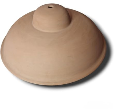 Le Ceramiche di Ketty Messina Coppa Grande cm 40 in Terracotta Siciliana Paralume da Soffitto