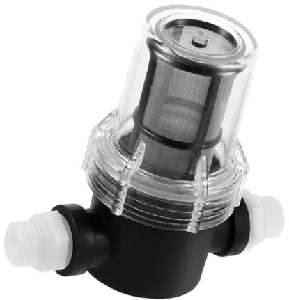 Homoyoyo Wasserfilter Edelstahl Inline Filter 80 Mesh Sieb Gartenschlauchfilter Schlauchreiniger Hochdruckreiniger Sedimentfilter für Haushalt und Stück Klein Kunststoff