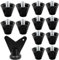 CPJJ 12pcs Schraubstollen Mit Schraubenschlüssel, Ersatzstollen für Fußballschuhe, Erwachsene Fußballspieler, Unisex, M5, Schwarz