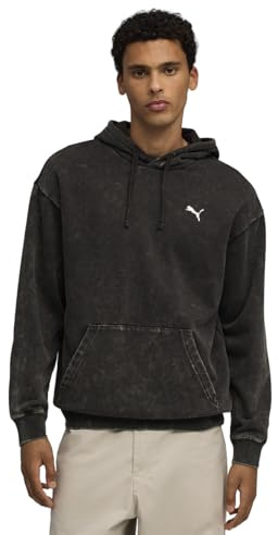 PUMA Herren ESS Elevated Relaxed Wash Hoodie FL Kapuzenpullover (1er Pack)