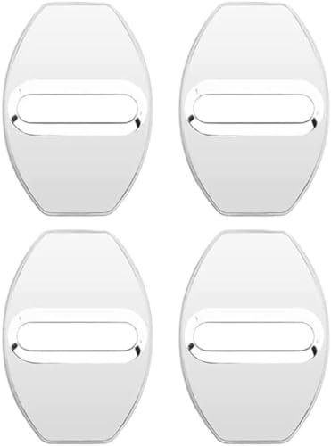 4 Pezzi Coperchio Serratura Porta per Smart 451 Fortwo 2. Gen 2007 2008 2009 2010 2011 2012 2013 2014 2015, Auto Dispositivi antifurto bloccaggio antiruggine resistente polvere Copri Blocco Portiere