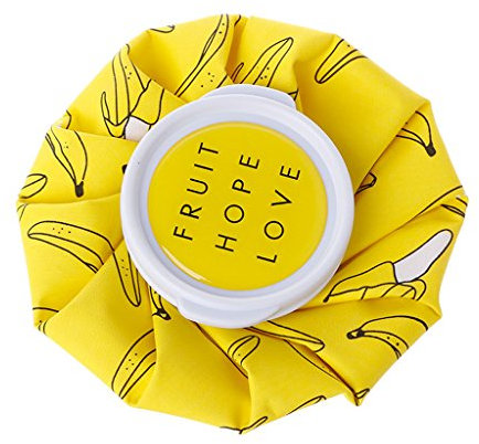 Pocoiau Bolsa pequeña redonda de agua caliente de 450 ml, para invierno, relajante, calentador de calor, funda para bolsa de agua caliente