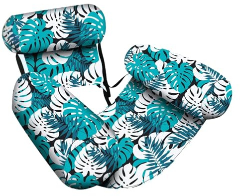 Chaies Aufblasbare Schwimmhilfen Für Erwachsene,Aufblasbare Pool Luftmatratze Für Erwachsene Und Wasser-Liege | Schwimmender Liegestuhl Spielzeug Wasserhängematte Für Sommer Schwimmen Im Fluss Am