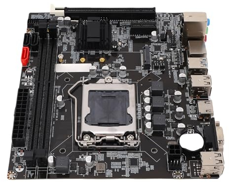 Sxhlseller B75 Micro-ATX-Gaming-Motherboard für LGA 1155, Unterstützt Core I3 I5 I7 Xeon der 2. und 3. Generation |Dual Channel DDR3 16 GB, M.2 NVMe NGFF SATA 3.0 USB 3.0, HDMI VGA