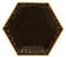 Neviti 773161 Glitz and Glamour Paper Plates, Black/Gold, Large