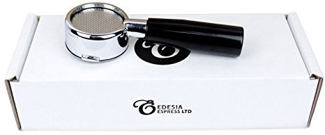 Bodenloser Siebträger für LA PAVONI 51 mm Handhebel Espressomaschinen Europiccola Professional Stradivari usw - 14 g Sieb - 2 Tassen