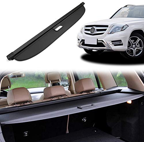 OREALTOOL Étagère Arrière Rétractable De Coffre Pour compatible avec GLK 300 2008-2015 Noir Housse Colis Cargo Coque Cache-Bagages Couverture De Cargaison De Coffre