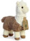 Aurora, 35039, Eco Nation Alpaka, zweifarbig, 28 cm, Plüschtier, Braun und Weiß