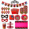 Miraculous Ladybug Feier-Set - Geburtstags-Kit für Kleinkinder - Über 100 Teile - Cat Noir - Partyartikel - Offiziell Lizenziert (Komplettes Set)