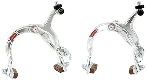 DIA-COMPE MX1000 Side Pull Caliper Brake Set (F+R) for Old School BMX, Silver, DP2505-FR