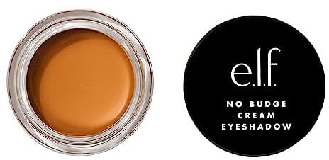 e.l.f. No Budge Cream Eyeshadow, 3-in-1 Lidschatten, Primer & Liner Mit Faltenresistenter Farbe & Haltekraft, Vegan & Tierversuchsfrei, Golden Rays, 4,2 g