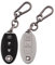 ERMWALR 2 pièces Coque Porte-clés pour Nissan avec Porte-clés pour Nissan 350Z Qashqai Murano X-Trail Kicks Tiida Micra Pathfinder Note Juke 3 Boutons Porte-clés Coque Lot de 2 (Nisn-3-BG)