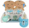 Windeltorte Zwillinge - Junge & Junge - Geschenk zur Geburt - Babyparty - Baby - Babyshower - Pullerparty (Bub/Bub)