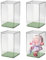 Anime-Figuren-Vitrine | 4 Stück Acryl-Figurenständer, transparent | Staubdichte Ausstellungsbox für Anime-Figuren, Spielzeug, Sammlerstücke, Acryl-Standfigurenmodell