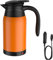 ZOYDP Bollitore Elettrico per Auto 650ml, Bollitore per Auto 12v, Bollitore Elettrico Portatile per Auto con Presa Accendisigari, Bollitore da Viaggio per Auto Acciaio Inossidabile