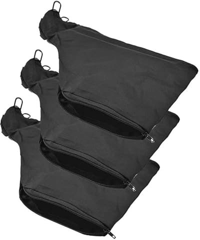 Parthan 3 Pcs Evolution Mitre Saw Dust Bag, Sander Dust Bag, Anti-Dust Saw Dust Cover Bag with Zipper, for Belt Sander Parts Miter Saw Accessories, Easy Carry and Store, Black