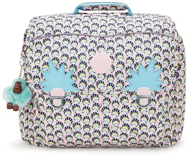 Kipling INIKO Sac à Dos Moyen, Geo Shell (Bleu)