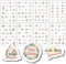 Hochzeit Gästebuch Sticker - Rosa - Liebevoll Designte Aufkleber - 187 Motive