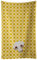 Caroline's Treasures BB7193KTWL Champignon Pilz auf Korbgeflecht Dekoriertes Geschirrtuch, Baumwolle, Mehrfarbig