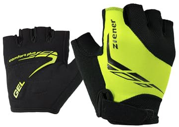 Ziener Kinder CANIZO Fahrrad-, Mountainbike-, Radsport-Handschuhe | Kurzfinger - atmungsaktiv/dämpfend, lime green, S