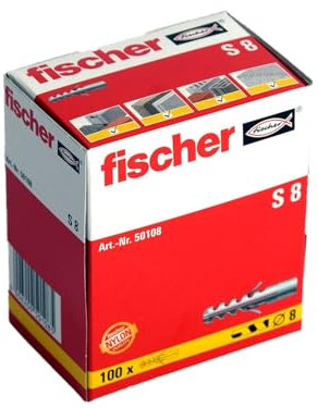 Fischer Dowels S Standard S 8-100 Pieces