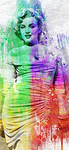 Türposter Marilyn Monroe Türaufkleber Möbelfolie Tapete Film Kino Star 1231-115x200cm