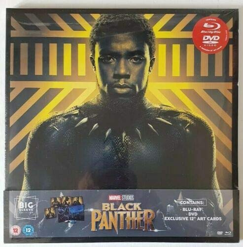 Black Panther Big Sleeve Special 12 Edition Blu-ray & DVD with Art Cards
