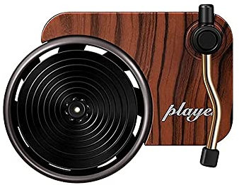 Sengmu Car Air Freshener, Phonograph Record Player Design Turntable Diffuser