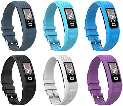 Tyogeephy Uhrenarmband Kompatibel mit Vivofit 1/ Vivofit2, Weiches Silikon Bunter Ersatz Uhrenarmband Armband für Vivofit 1/ Vivofit 2 Activity Tracker, für Frauen Männer klein groß