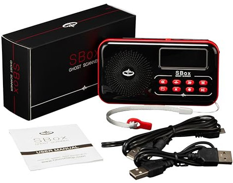 SBOX Ghost Box Radio Scanner with Spirit Box and EVP Recorder for Ghost Hunting Equipment