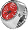 Brrnoo Ringuhr, 8Colors Männer Frauen Fingeruhr Kreative Elastische Runde Quarz Fingerring Uhren für Frauen Geschenk Männer Geschenk(rot)