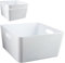 3 Stück Ordnungsboxen passend für Kallax - 15 cm hoch - weiß - 30x 30 cm - Ordnungskorb - Regalorganizer Wandregal