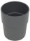 Lässig Mug pour enfants Tasse Vaisselle pour enfants sans BPA/Mug PP/Cellulose Uni anthracite