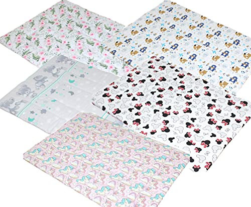 Spielmatte Spieldecke Krabbeldecke Kinder Baby Decke, 100% Baumwolle (Einhorn)