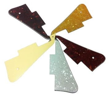 Les Paul style pickguard White pearloid