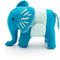 GLACIART ONE Nadelkissen Elefant | Große Größe mit Hülle für Bastelnähbedarf & Tasche für Scheren | Auch für Stecknadeln, Nähmaschinennadeln, Sicherheitsnadeln, T-Pins