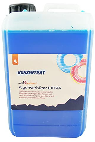 well2wellness® Pool Algenverhüter Extra -Konzentrat- Algenvernichter Pool 3,0 Liter