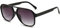 OSAGAMA Vintage Retro Sonnenbrille Gelb Getönte Brille für Damen Herren (Grau)