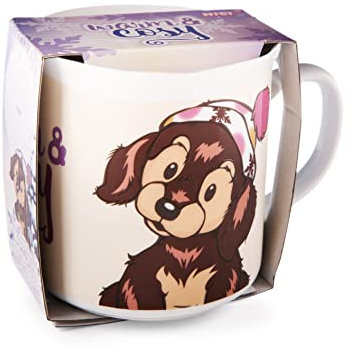 NICI Tasse Dackel Skida 400ml 9,5x9cm mit Banderole