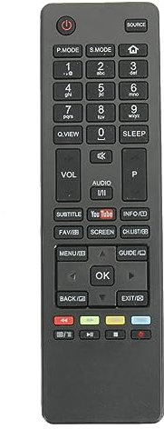 ALLIMITY HTR-A18EN Sostituisci Telecomando adatto per Haier LE55K5000TF LE65U6500U LE65U6500U LE32K5000T LE32K5000T LE40K5000TF LE32K5000T LE50K5000TF LE40K5000TF LE49U6500U LE40K5000TF LE55Q6500U