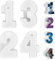 1 2 3 4 Silikonform Zahlen Advent, Silikonform Kerzenhalter DIY 1-4 Zahlen Kerzenständer 3D Handgemachte Kerzenhalter Formen Adventszahlen Gießform Dekorieren Ihres Esstisches, Wohnzimmers