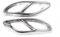 Auspuffblende Auto,Auspuffblenden Schwarzer Sliver Auspuff-Tipp-Schalldämpfer-Rohrabdeckung Fit für eine Klasse W176 B-Klasse W246 FIT-Verwendung für Mercedes Benz W212 W213 W205 x253 C180 C200-Rücksp