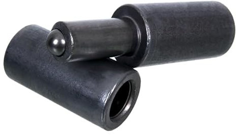 NAJDER Charnière Tournée à Bille pour Portes et Portails à Battants Ø20 x 70 mm, Charnière Gond à Souder, Roulement à Bille, Paumelle de Porte, Pivot de Porte (10 pièces)