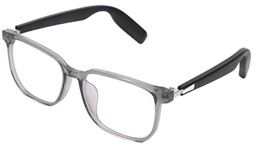 Yunir Intelligente Brille, Wasserdichte IP65-Bluetooth-Brille mit Blaulichtfilter, Mems-Mikrofon und AAC-Lautsprecher, 7-Stunden-Wiedergabe, Intelligenter Körpersensor Zum Fahren