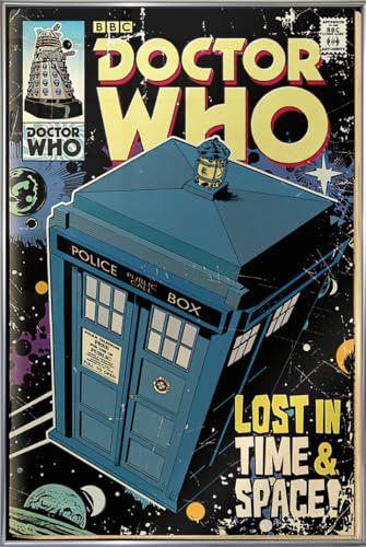 Close Up Doctor Who - Gerahmtes Poster (The Tardis Comic) (Größe: 61cm x 91,5cm)