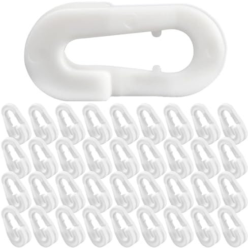 LFCFBH 36PCS Football Net Clips, Goal Net Clips for Football Soccer Tennis Nets Outdoor Sports, Easy to Fit(White)