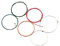Corde per chitarra classica colorate 6 set completi in acciaio E-1. B-2. G-3. D-4. A-5. E-6. Corde per chitarra rivestite